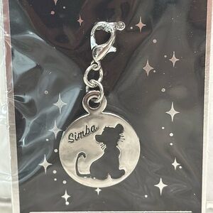 SIMBA Lion King Silver Pendant 20th Anniversary Charm BNIP DMC Disney Movie Club